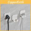 Adhesive Hooks For Wall Outlet Cord Plastic Cable Clips Kitchen Accessories