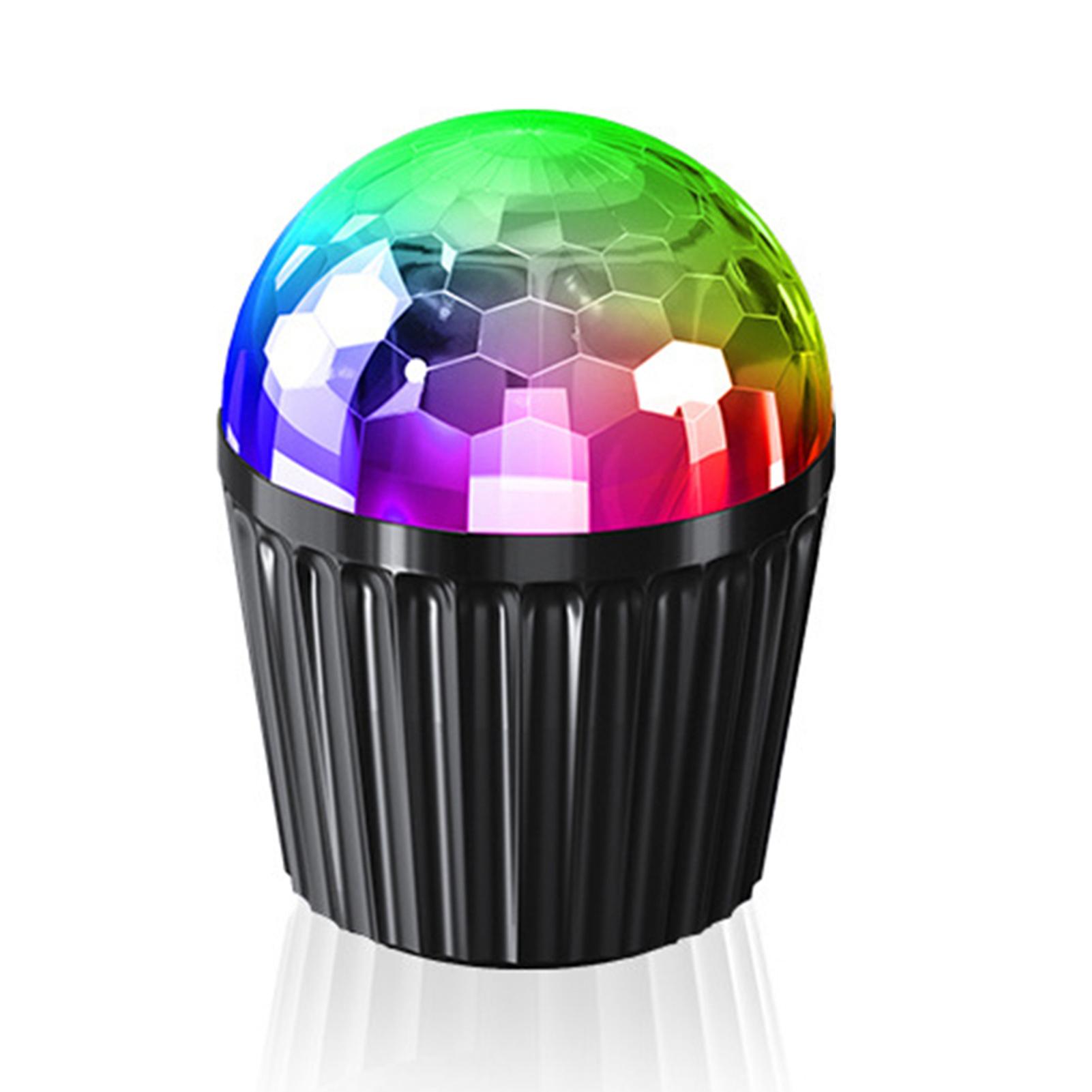 

Crystal Magic Ball Lamp Home KTV Stage Light Диско светодиоды Светильник Проекционный Свет Атмосферный Свет without Remote чёрный