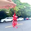 Exquisite Simulated Lily Of The Valley Pendant  Chinese Style Gradient Flower Keychain Car Ornaments For Women Bag Decoration
