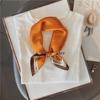 Cute polka dot silk mulberry silk scarf women's versatile small square scarf summer Korean version temperament decorative small scarf headband