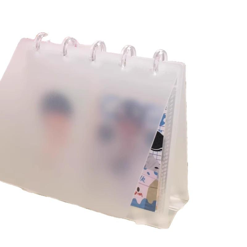 Limited-Time Offer: 3-Inch Dual & Triple Pocket Transparent Photo Album with Desktop Display for Idol Cards