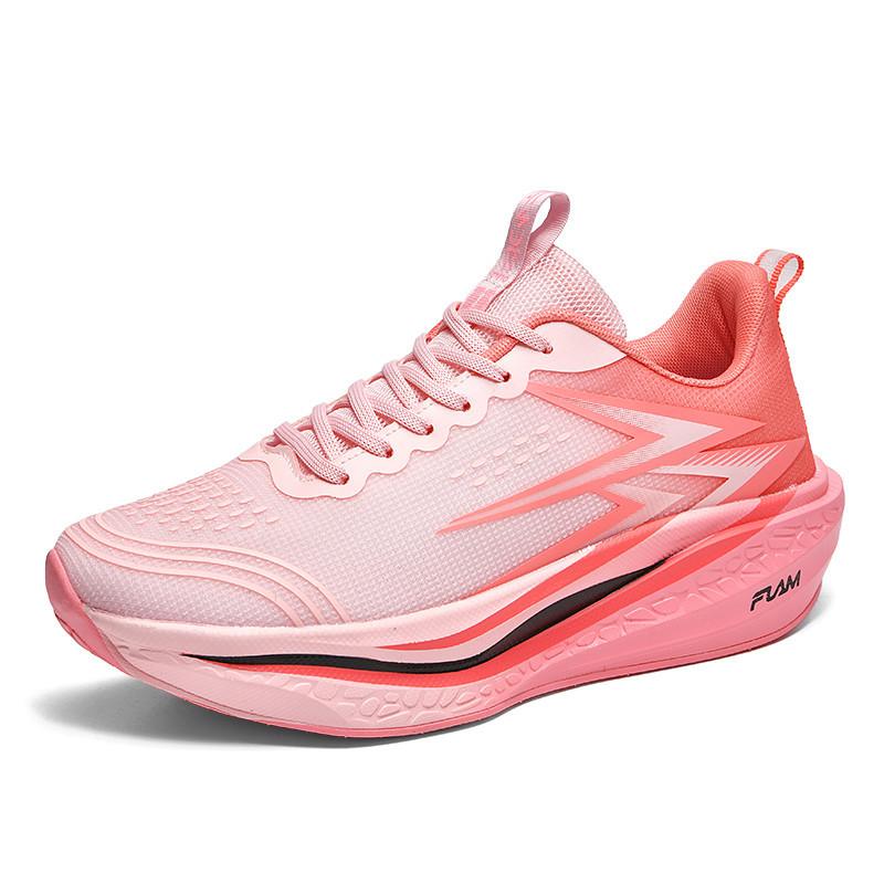 New Running Shoes Large Size Flying Burning 4 Carbon Board Marathon Carbon Board Men's and Women's Racing Side Training Sneakers