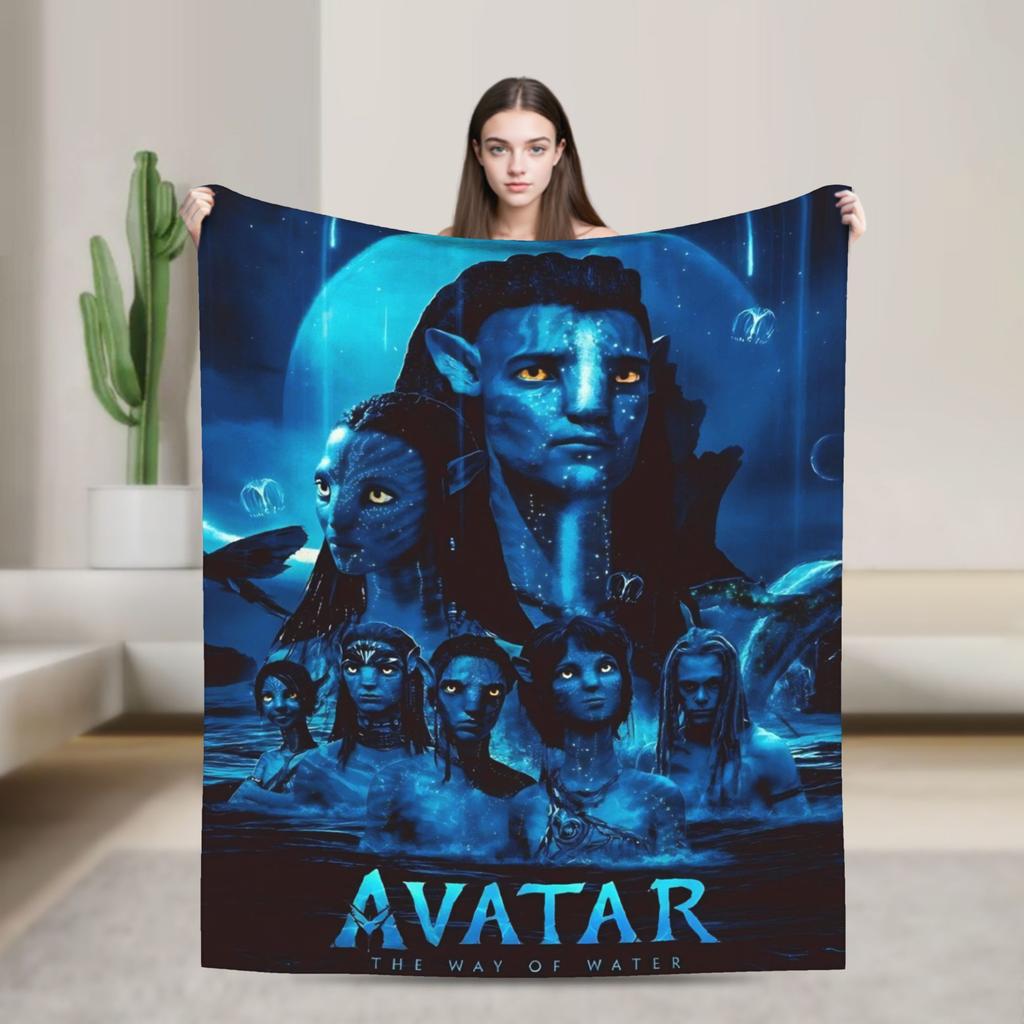 Films Avatar Blankets Quality Warm Soft Bedding Throws Winter Children Outdoor Street Trend Bedspread