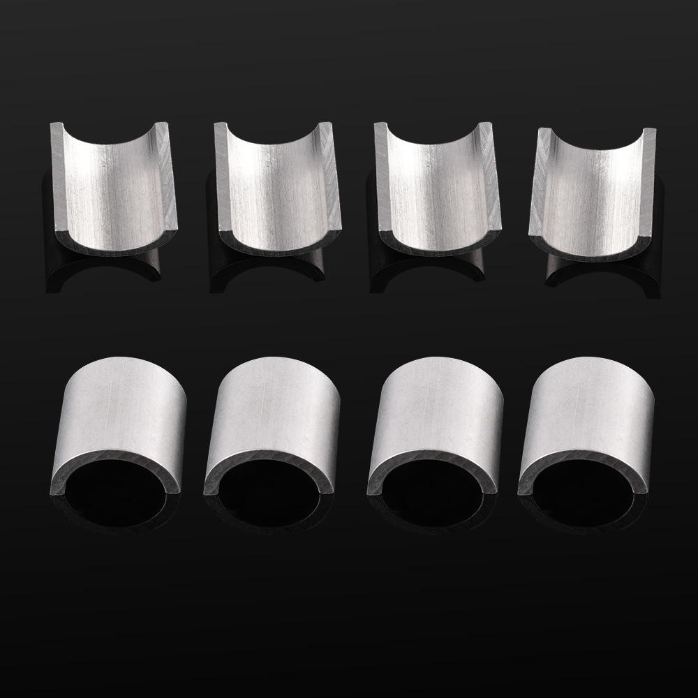 4PCS Universal 22mm Motorcycle Handlebar Spacers Clamp Conversion Shims For Bike Honda Yamaha Suzuki