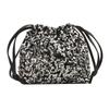Internet celebrity sequins fashion drawstring small bag women 2025 spring new versatile ins shoulder messenger bag bucket bag