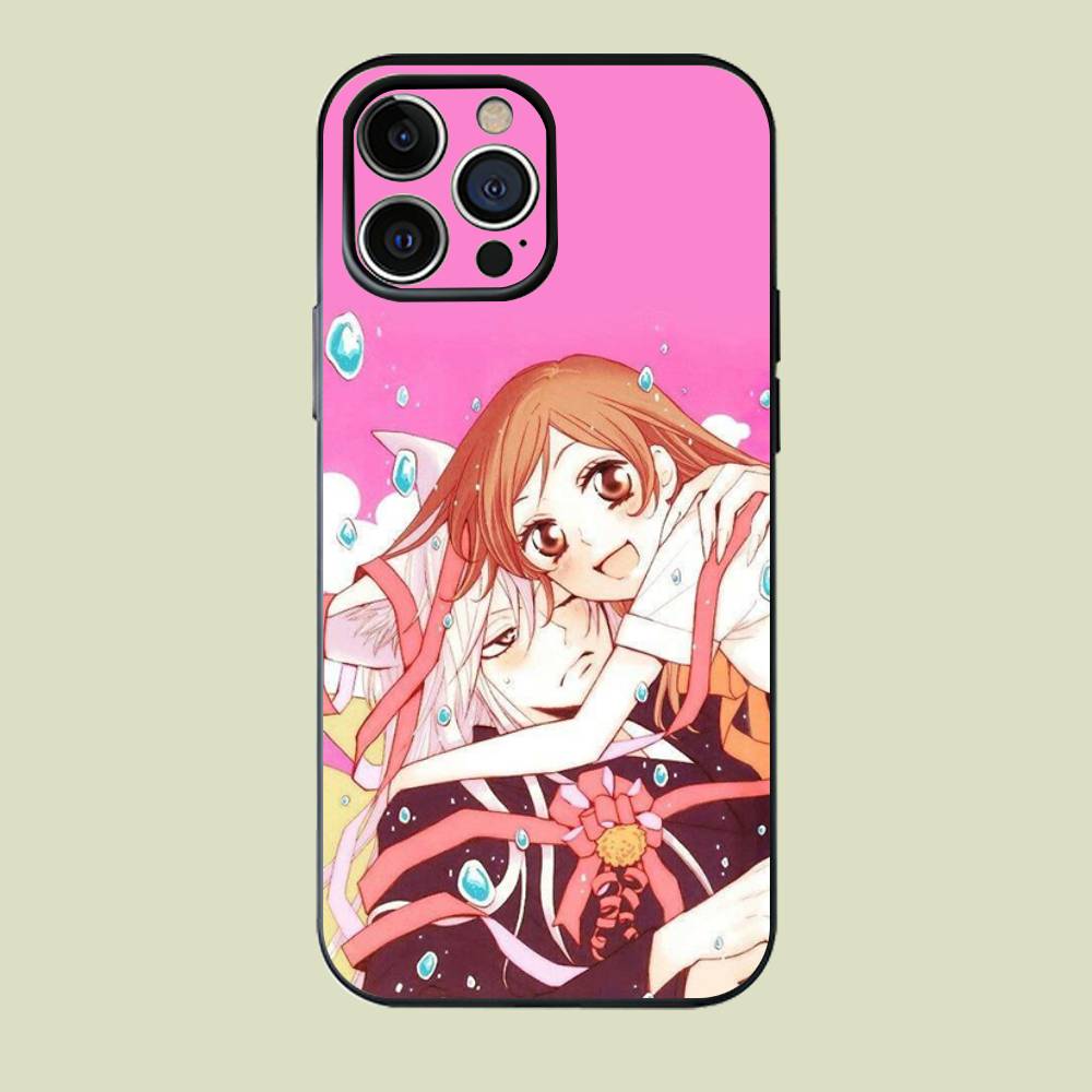 Anime K-Kamisama Black Matte Phone Case For iPhone 17 16 15 14 13 12 Pro Max Silicone Soft Back Cover
