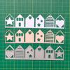 Love Star House Carta Arte Design Modello Fustelle da Taglio in Metallo Fai da Te Scrapbooking Stencil per Goffratura Artigianato della Carta Modello per Album