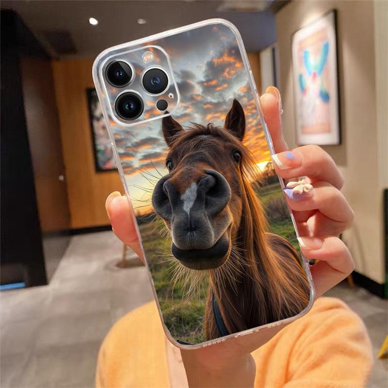 Phone Case For iphone 17 Pro Air 17ProMax 16 15 14 13 Pro Max 16 15 14 13 Pro 15Plus foal Horse