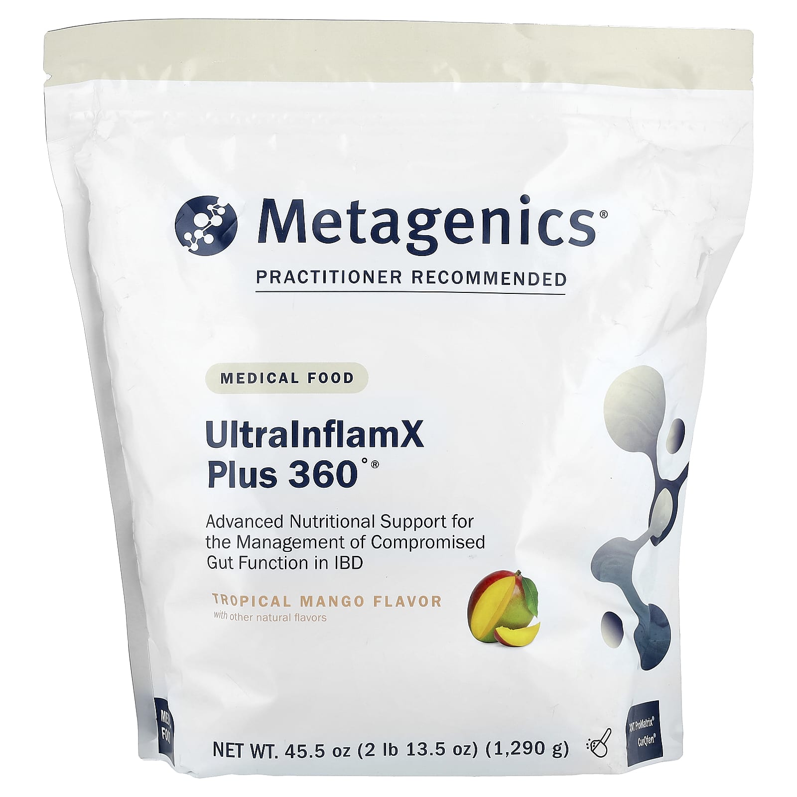 

Ultrainflamx Plus 360°®, Medical Food, Tropical Mango Flavor, 1,290G (45.5Oz)