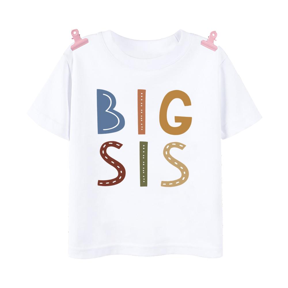 Big Brother Little Brother Family Matching T-shirt Boys Sibling Clothes Kids Short Sleeve Tops Outfit Children Summer Tee Shirts