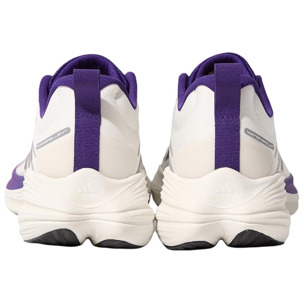 Adidas ETHER LITE Cushioning Slip Resistant Breathable Running Shoes Unisex White Purple KJ3897