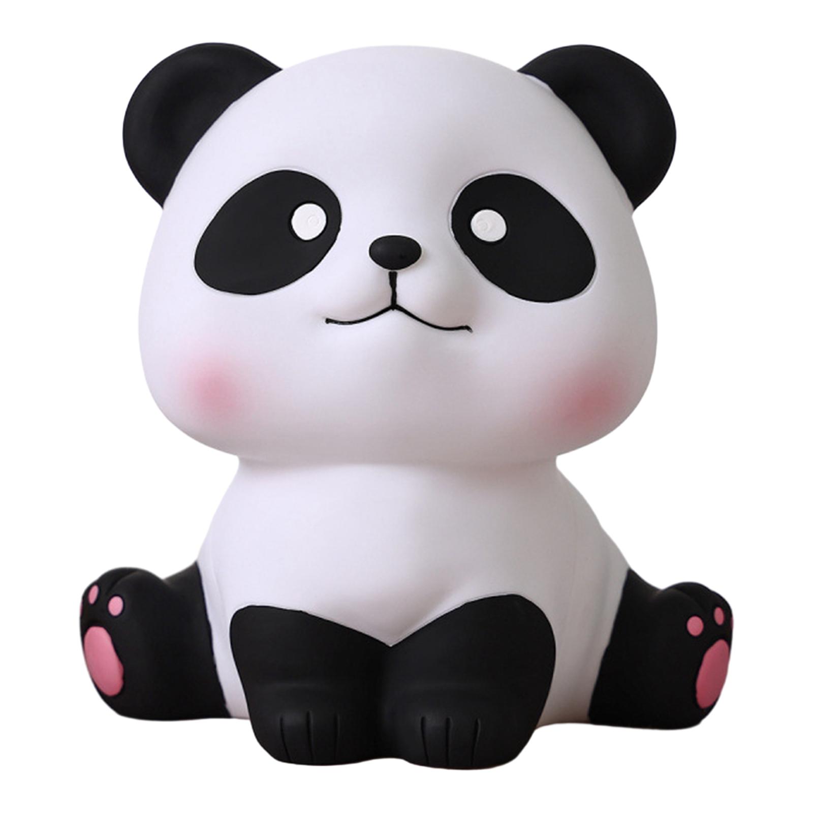 

Money Bank Panda Figurines Lovely Desktop Table Decoration Cartoon Child Money Save Bank Money Saving Jar for Boys and Girls