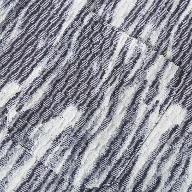 Ανδρικά κοντομάνικα πουκάμισα Summer Fashion Plus Size 4XL-11XL Oversized ριγέ Ανδρικό πουκάμισο