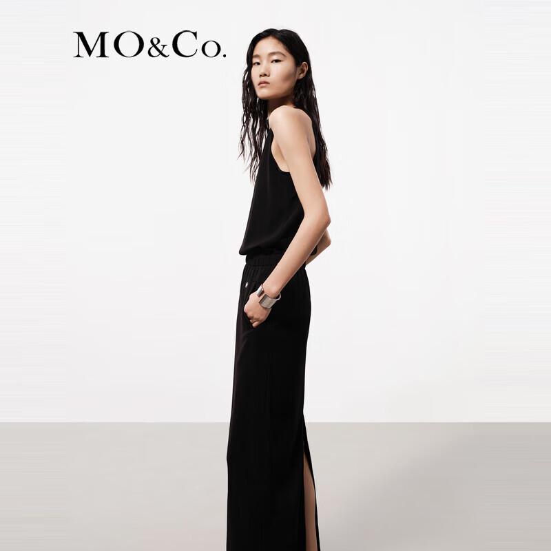 MO&Co. Triacetate Blend Sleeveless Dress
