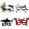 Cartoon Sea Animal Eyeglasses Under Ocean Glasses Ocean Animal Photo Props for Fishing Birthday Party Supplies