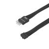 Dupont Mini USB 2.0mm 10Pin Female To Dupont USB 2.54mm 9Pin Male Power Extension Cable for PC Motherboard 12cm