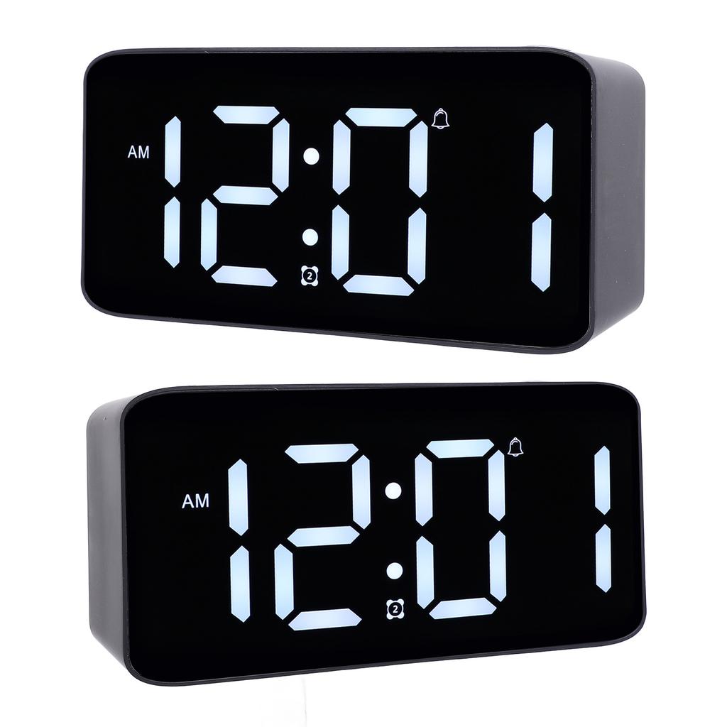 Bardzo głośny budzik z wibratorem pod łóżko Duży wyświetlacz LED Budzik wibrujący z kablem