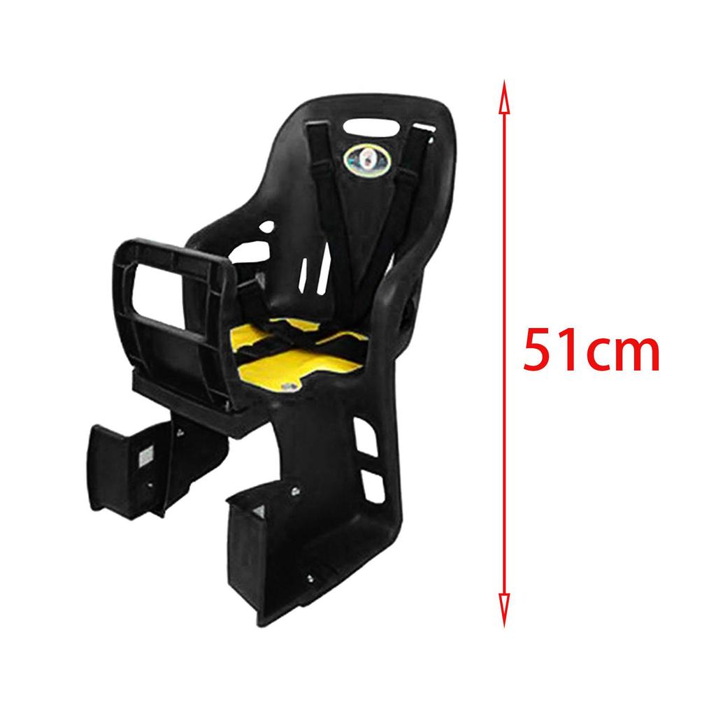 Kids Bike Seat Cycling Child Seats Child Bike Seat with Foot Rest Baby Chair Rear Child Carrier for Most Bicycle Rear Frames