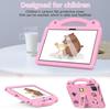 10.1-Inch Tablet EVA Drop Protection Case with Support Handle and Shoulder Strap Pink for ONN 10.1 4nd Gen 2024