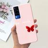 For Vivo Y31 2021 Case Cute Duck Cat Cartoon Coque Matte Soft Silicone Back Cover For Vivo Y51 Y51A Y53s Y 31 V2036 V2030 Fundas