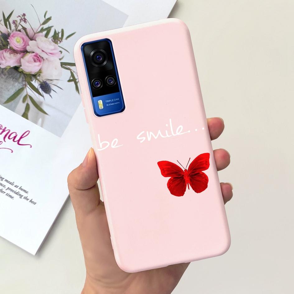 For Vivo Y31 2021 Case Cute Duck Cat Cartoon Coque Matte Soft Silicone Back Cover For Vivo Y51 Y51A Y53s Y 31 V2036 V2030 Fundas