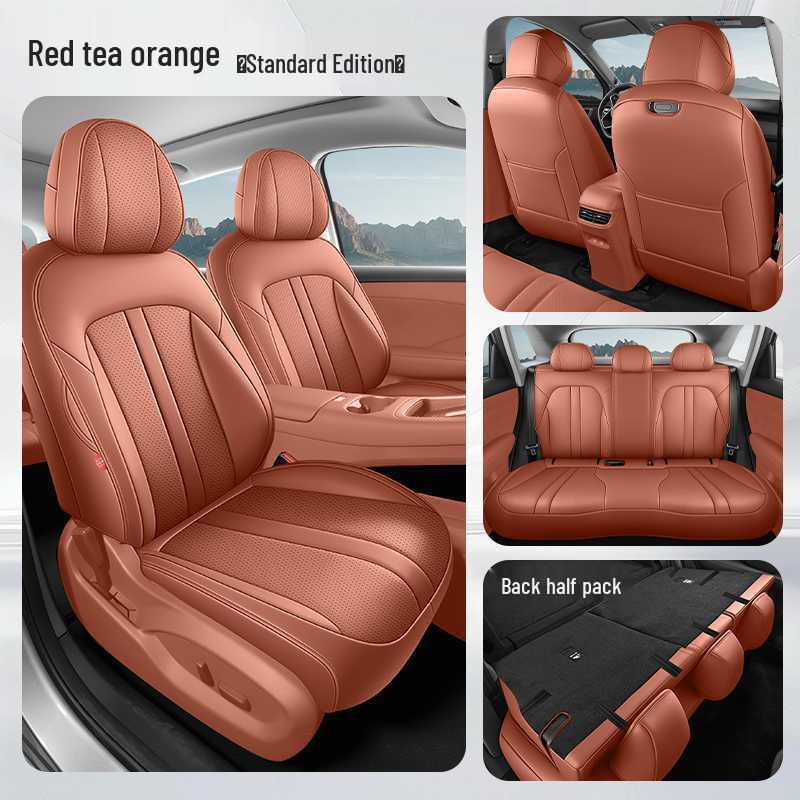 

Shangjie H5 Car Seat Cushion - 25 Styles, Universal, Breathable Leather, All-Season Full Coverage for Electric Cars Note
