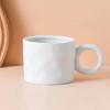400ML Nordic Ceramic Coffee Mug Creative Handmade Multiple Colors Cup Ring Handle Ceramic Mugs For Coffee Porcelain Mug Beer Cup