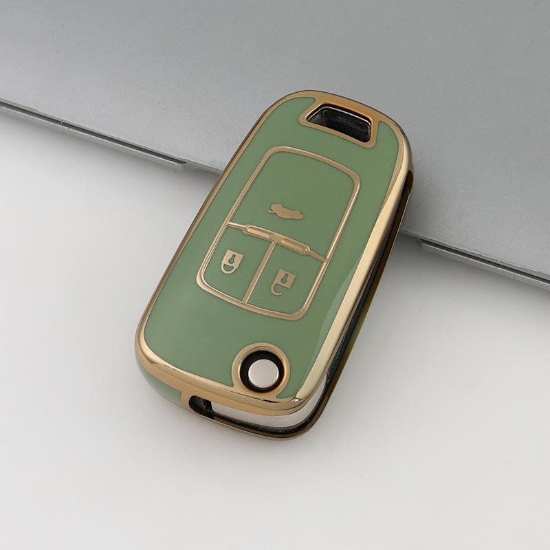 Buick/Chevrolet Key Cover for 2012-2025 Models: Excelle, GT, LaCrosse, Encore, Malibu – Folding Protective Shell
