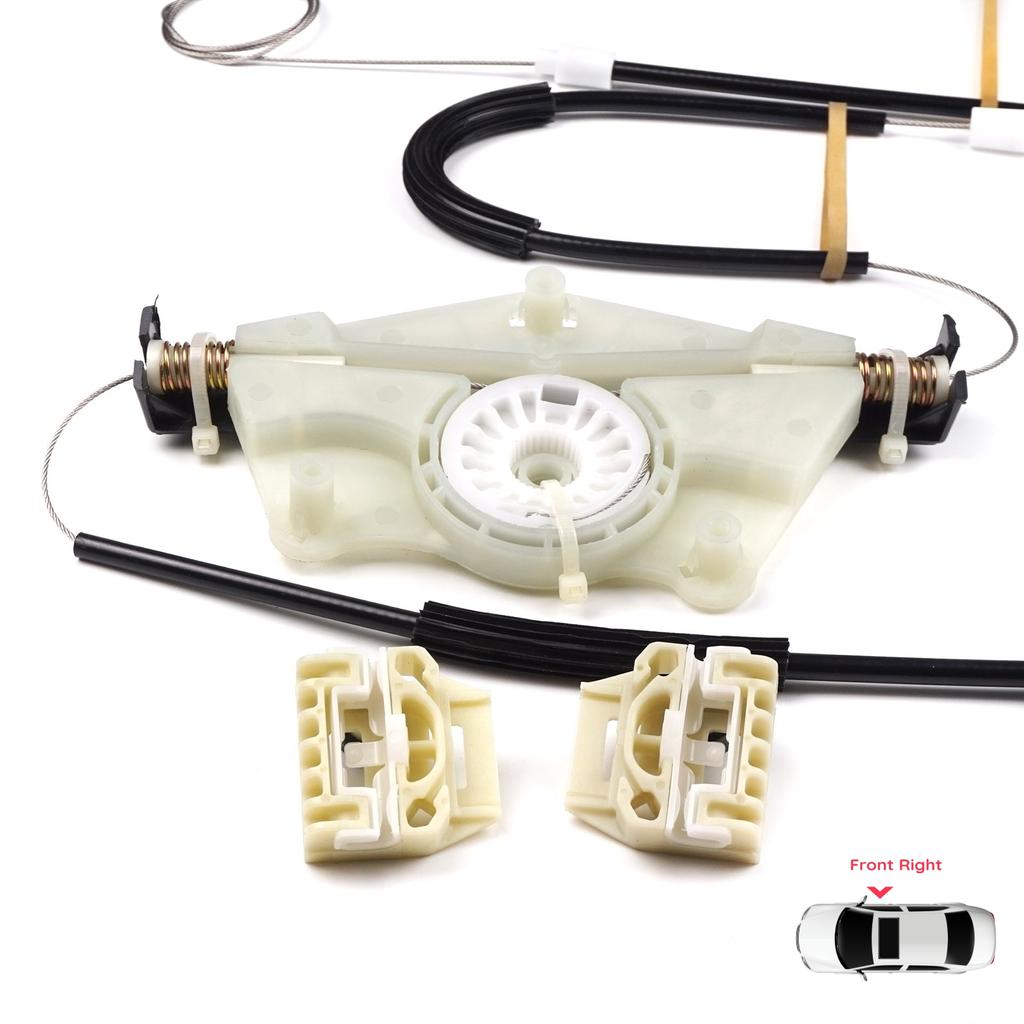 EWR413 Power Window Regulator Repair Set Front Right Door for Skoda Fabia MK1 1999-2008 4/5 Door Praktik Van 6Y1837462