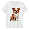 Happy Fluffy Dog Graphic Tee Animal Lover Unisex Unisex Unisex TShirt