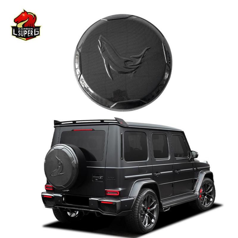 Mercedes-Benz G-Class Carbon Fiber Shark Fin Spare Tire Cover (W464/W463 G350/G500/G65/G63)