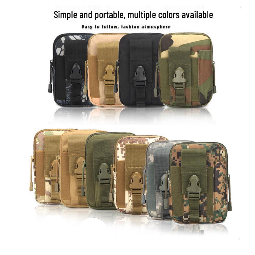 Camouflage Multifunctional Tactical Waist Pack and Phone Storage Bag