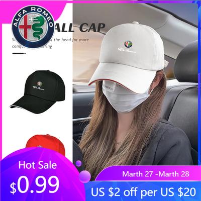 Pour Alfa Romeo Pour Alfa Romeo Auto Nouvelle Casquette de Baseball Chapeau de Sport d'Été Extérieur Casquette de Baseball Brodé Hommes Femmes 159 Giulietta