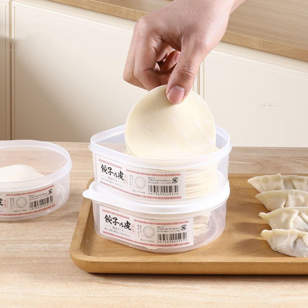 Sealed Dumpling Skin Storage Box Fresh-keeping Freezing Organizer  Home Use