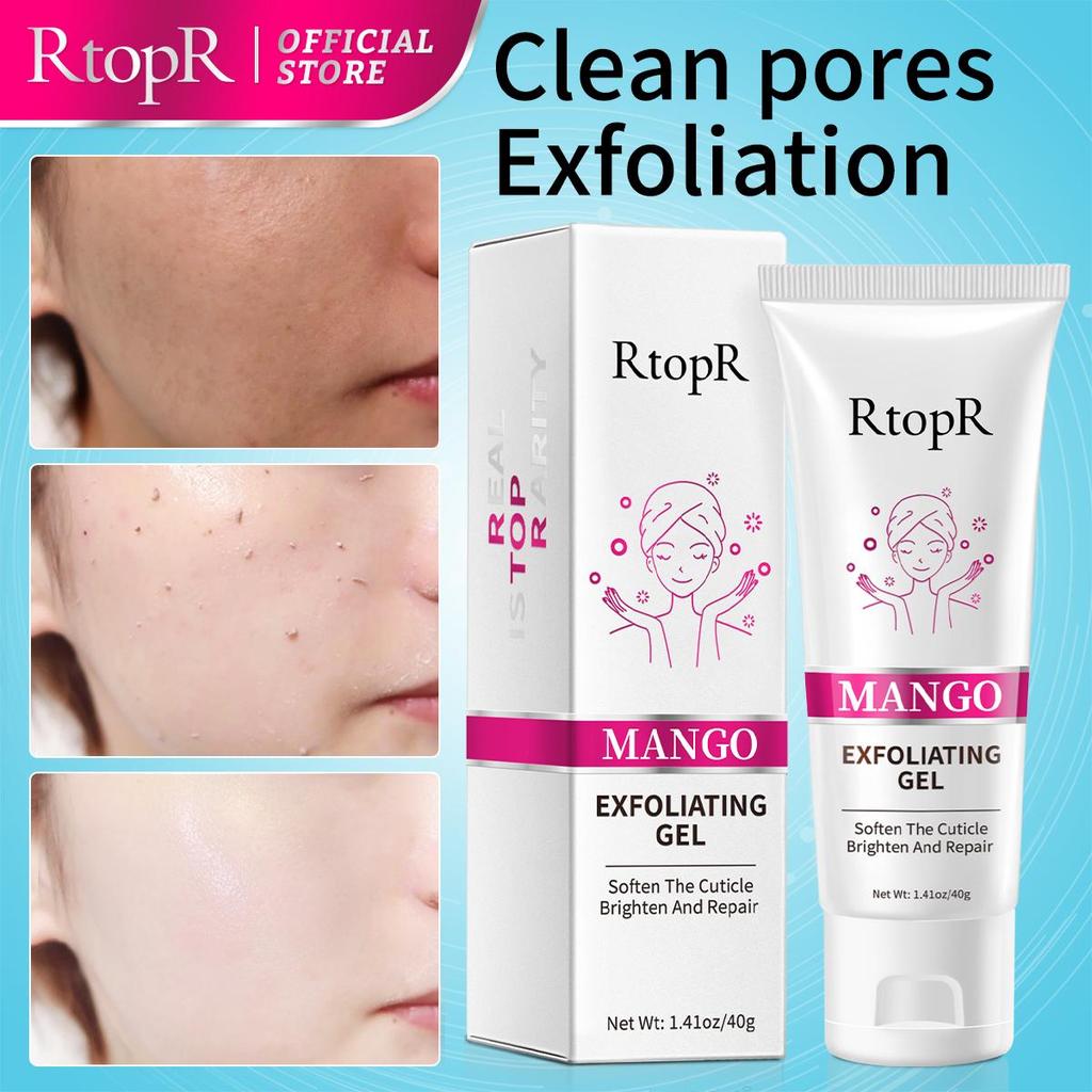 Exfoliating Anti-Blackhead Face Scrub Cream with Mango 40g