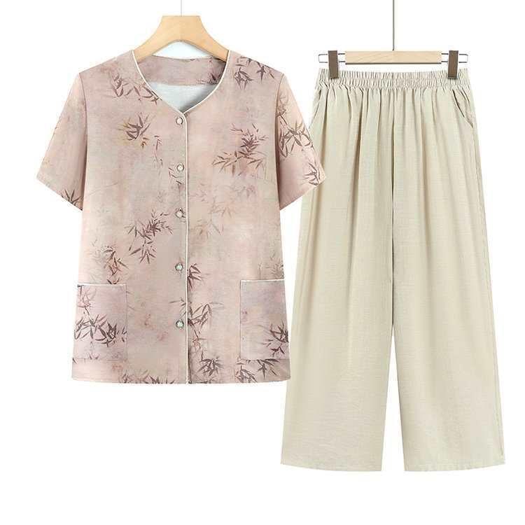 2026 Stylish Summer Suit for Middle-aged & Elderly Women