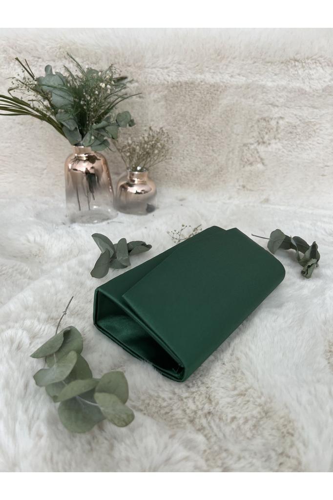 Women's Stylish and Useful Evening Dress Bag Red Satin Women's Evening Dress Bag