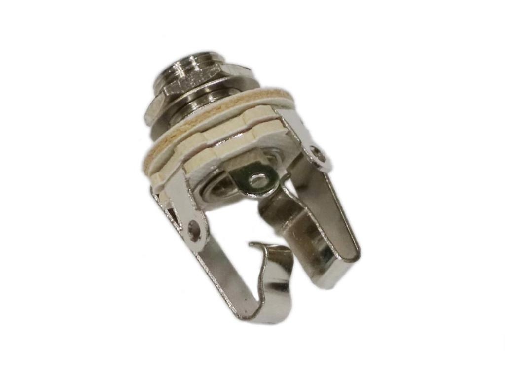 Stereo Jack for Open Jack Phone for DIY Effects Pedal Bass of 6.35mm Input/Output, Female, Plug, Building, Guitar, (Set 2)