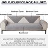 Washed Cotton Sofa Cover Comfortable Breathable Soft Couch Protector for Living Room Home Decor In Multiple Colors Sizes Modern