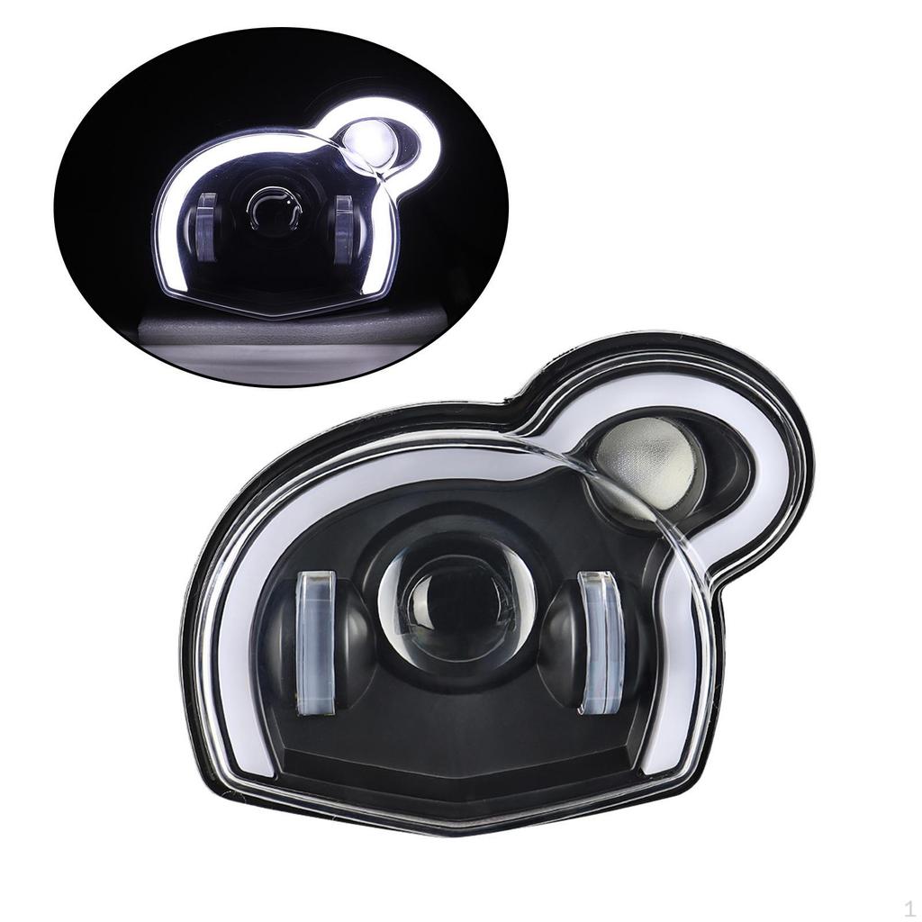 LED Motorcycle Headlight Assembly Accessories ,Plug and Play ,Repair Parts Waterproof Headlights