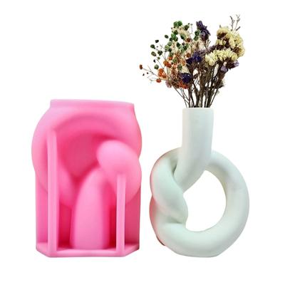 Hochwertige Silikon-Blumenvasenform zur Herstellung einzigartiger Kunstvasen im nordischen Stil und individueller Heimdekorationen