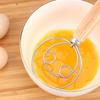 Wood Mixing Stick 13-Inch Double/Single Loop Whisk for Eggs Flour & Dough Blending Handcrafted Kitchen Utensil for Baking & Cooking