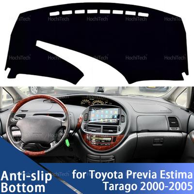 Rutschfeste Matte Armaturenbrettabdeckung Teppich Sonnenschutz Dashmat Zubehör für Toyota Previa Estima Tarago XR30 XR40 2. Gen 2000-2005