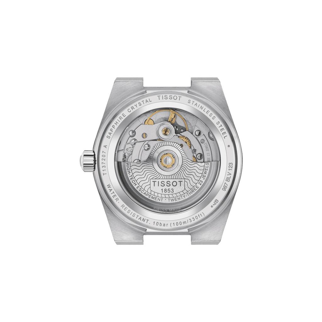 Tissot Stainless Steel White Mother of Pearl Dial Men's Fashion Watch T137.207.11.111.00
