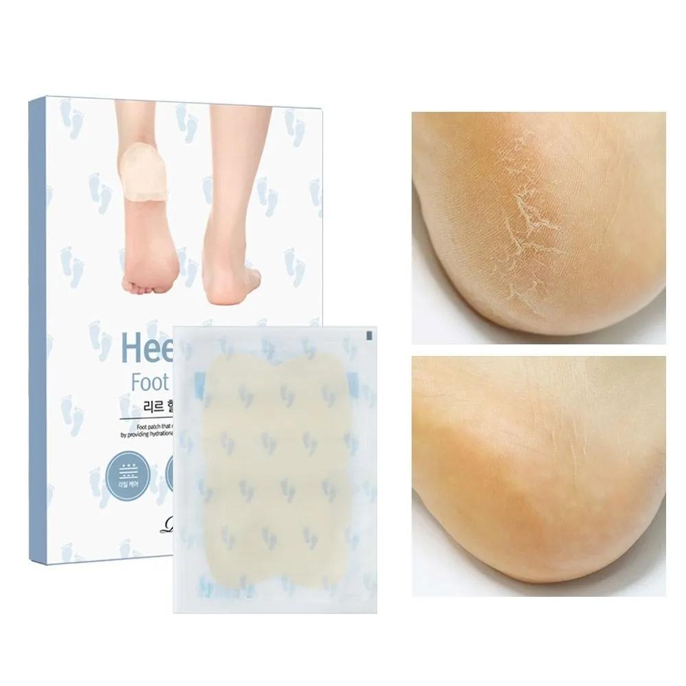 RIRE Heel Care Foot Patches (10-Pack) / Heel Exfoliation Pads
