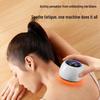 Electric Gua Sha & Cupping Massager: Negative Pressure, Micro-current, Hot Compress & Moxibustion Therapy Device.