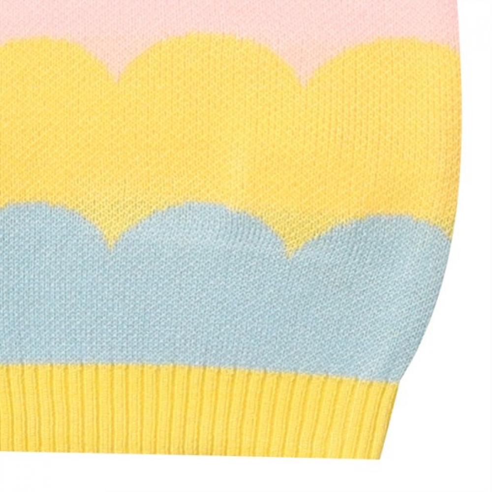 Tiffany Pink Wave Cardigan T31kbw011