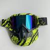 Windproof Outdoor Mask Glasses Men Off-road HD Lens MX MTB ATV Anti-Fog Full Face Protection Tactical Helmet Mask Adjustable