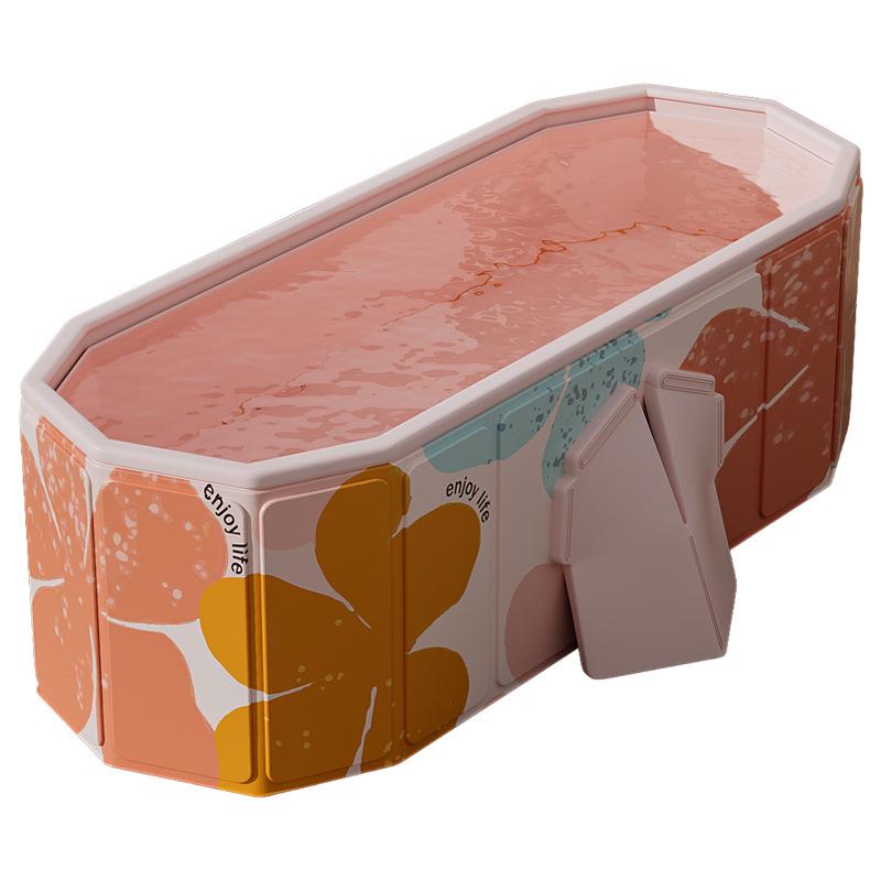Foldable Full Body Bath Tub for Adults & Couples - Compact Household Bath Basin & Children's Sitz Bath