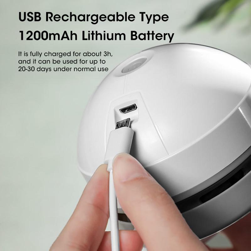 USB Rechargeable Mini Handheld Vacuum Cleaner Portable Desktop Dust Remover for Keyboard Car Pet Hair and Small Debris